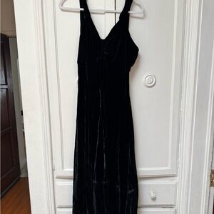 Elegant Black Velvet Dress by Candice Gwinn